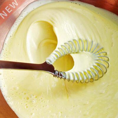 Mixer Egg Beater Manual Self Stainless Steel Whisk Hand Blen