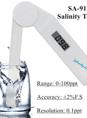 SA-917 Salinity Meter Foldable 0-100ppt Salinometer LCD Sali