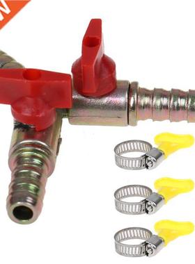 Y Type 3 Way Shut Off Ball Valve With Clamp Fitting Hose Bar