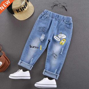 Boys Jeans For Kids Pant 2022 New Spring And Autumn Boys Den