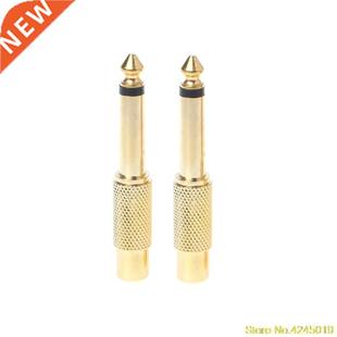 Jack Pcs Mono Plug Female 6.5mm Audi RCA Male