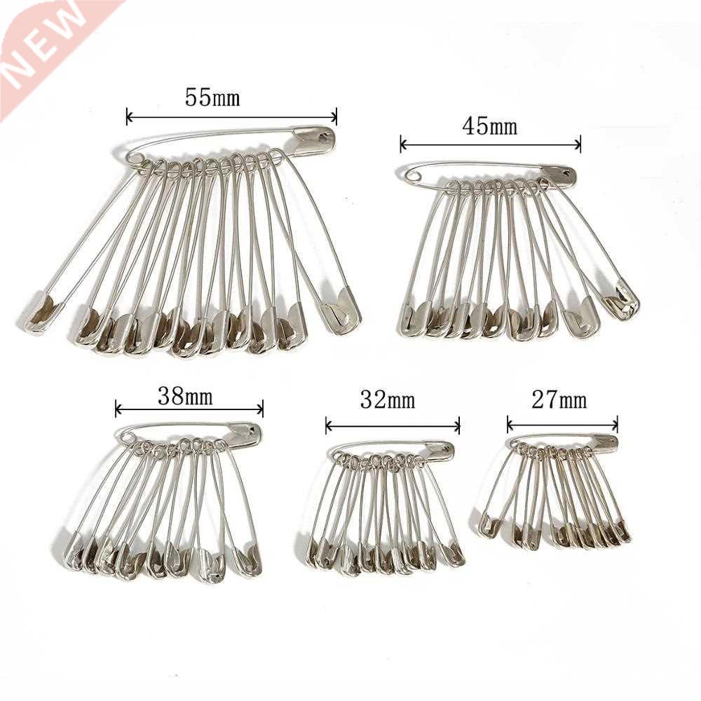 50Pcs Silver Safety Pins  Sewing Tools Accessory Stainles