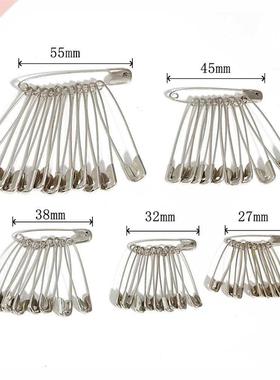 50Pcs Silver Safety Pins  Sewing Tools Accessory Stainles