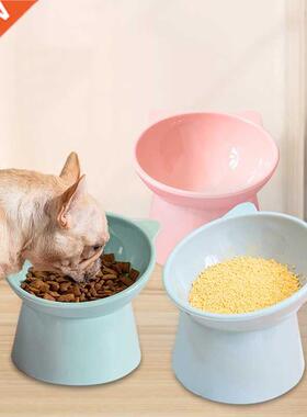 New Cat Bowl High Foot Dog Bowl Neck Protector Cat Pet Food