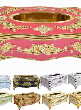 European Style Tissue Box Bathroom Paper Napkin Holder Home