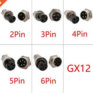 GX12 1Pcs Avaton Female Male Crcu Connector