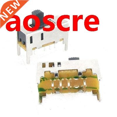 100 Pcs 5mm High Knob 8 Pin  Position 2PT DPT Vertical Sl