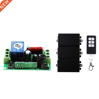 3Pcs 315MHz C 220V 1 CH Chnnel RF Rely Switch Receiver +