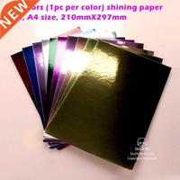 DOFEN craft paper shining color golden gilded mirror suface