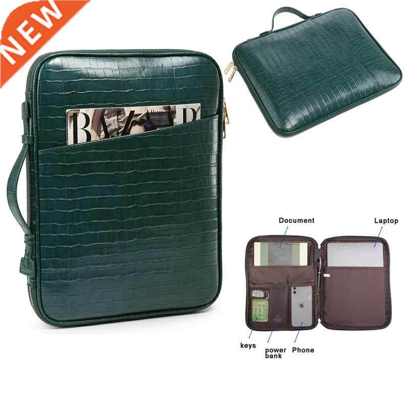 Crocodile Briefcase Men Business Handbag Women Laptop Should