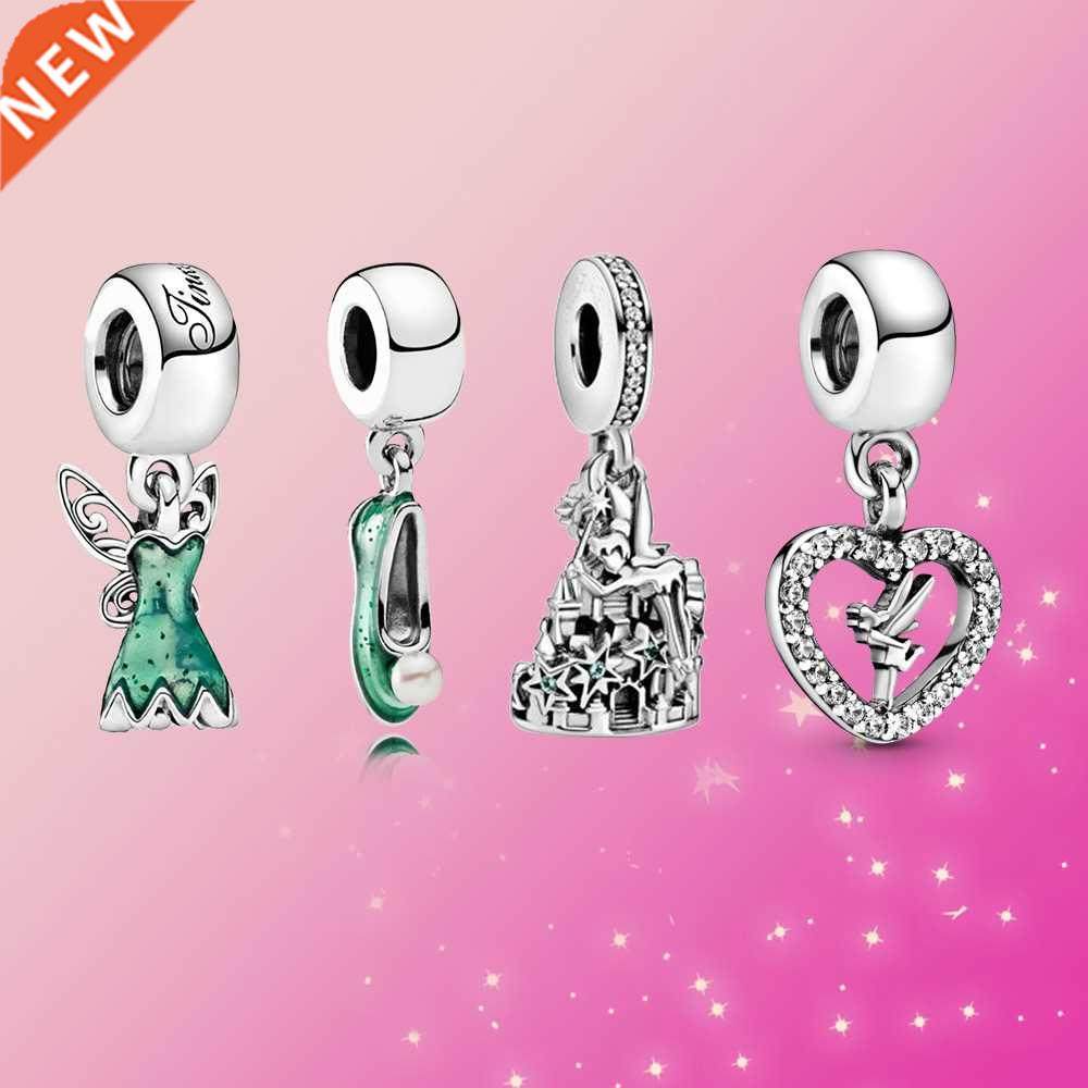 new 925 sterling silver tinker bell princess dangle charm ma
