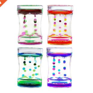 Sensory Toy Party Acrylic Home Hourglass Props Decor Liquid