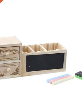Pot Pens Pencils Box Ladders Wooden Drawers Storage Office