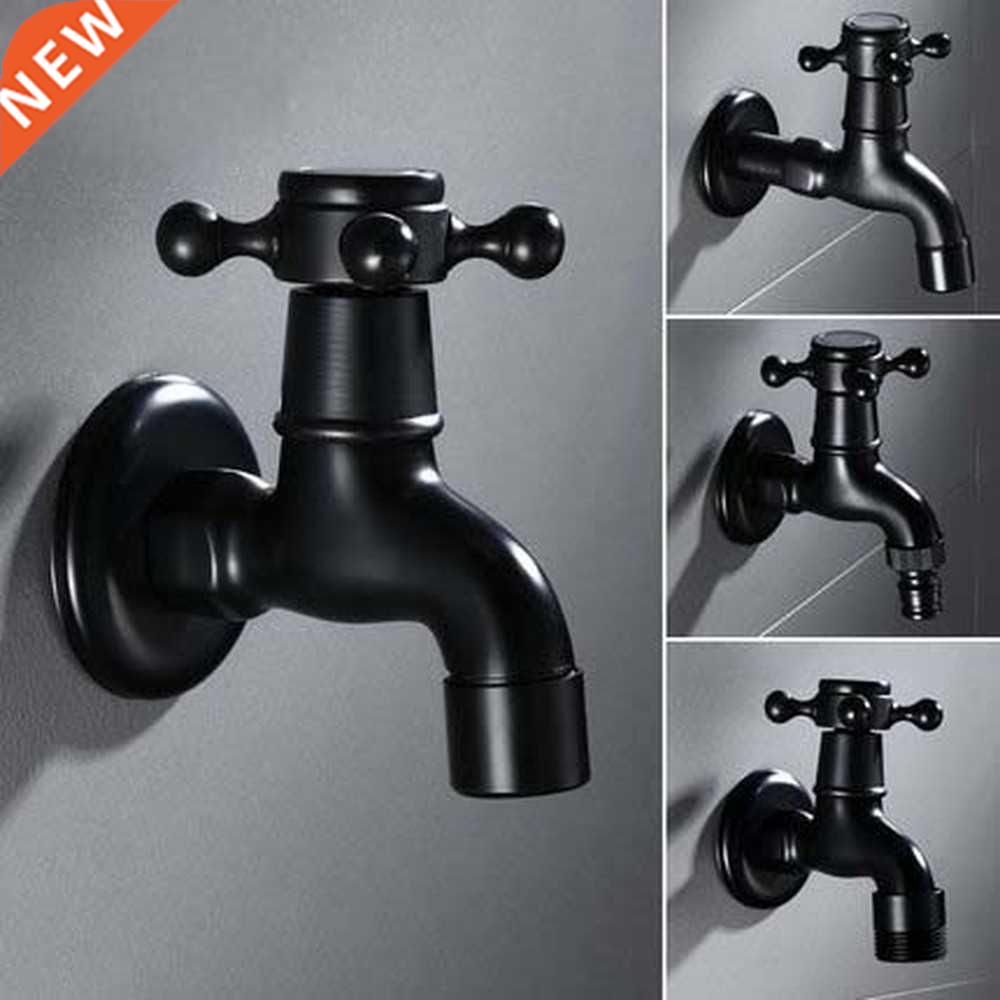 Vintage Brass Single Handle Faucet for Washing Machine Wall