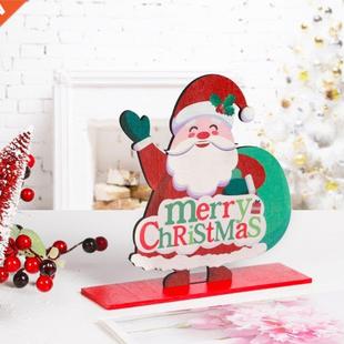 Wood Decoratons Crafts Santa Snowman Chrstmas Claus Table