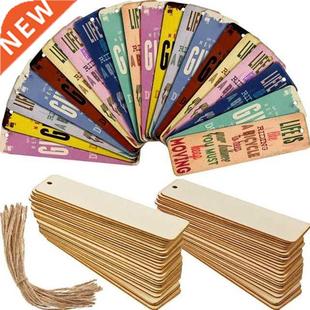 Blank Bookmarks Book Bookmark Wooden Bulk Ropes Wood with
