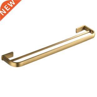 Simple Double Bar Bathroom Rack Material Towel Bathroo Brass