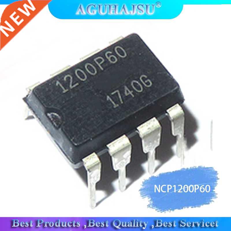 10PCS NCP1200P60 1200P60 LCD management chip DIP-8 new or