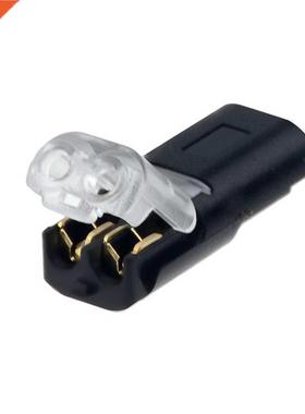 10pcs 2Pin No Welding Screws Cable Clamp Spring 2 Way Termin