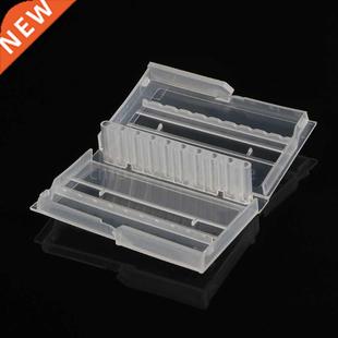 Plastic Milli Nail Box Storage Empty Case Bit Drill Holes