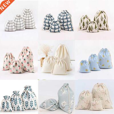 Factory Prce 14 Styles Cotton Lne Drawstrng Pouches Candy