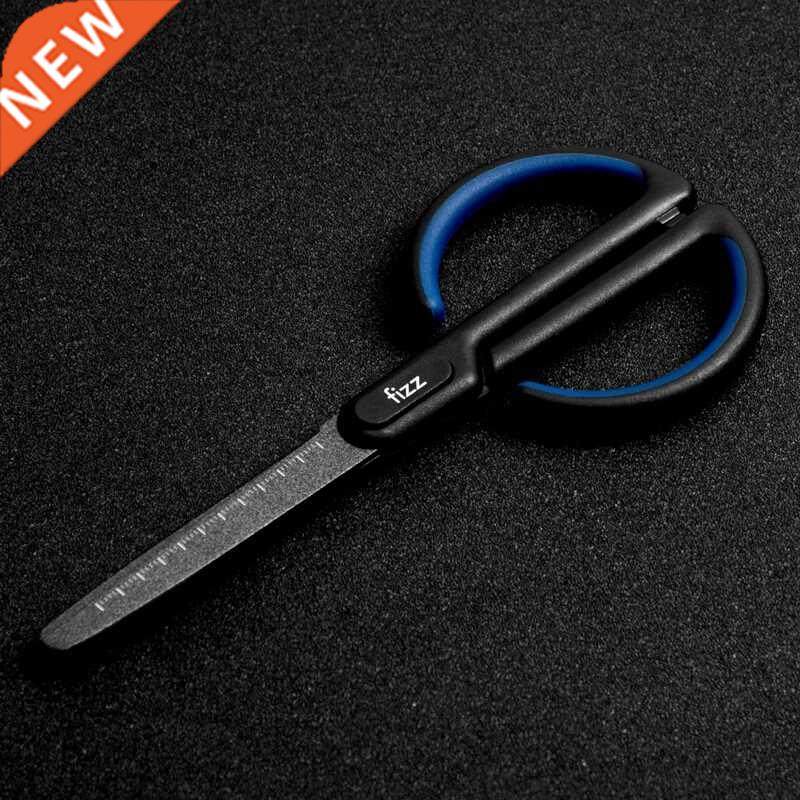 Fizz Anti-stick scissors with scale for Office School Stude