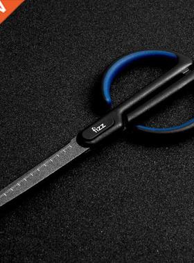 Fizz Anti-stick scissors with scale for Office School Stude