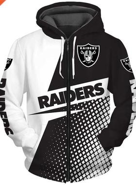 Las Vegas Men's cool football sportswear Black and w