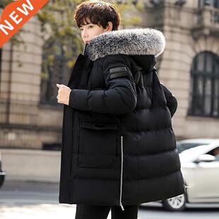 Winter thick men's cotton shirt Slim short cotton jacket stu