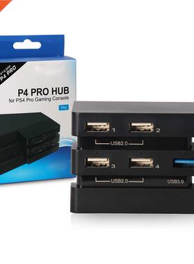 5 Port USB Hub Accessories Extension 4 USB 2.0 Gaming Charge