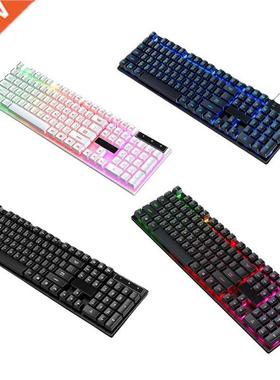 PC Gamer 104 Key Tea Green Black Red Switch Ergonomic Linear