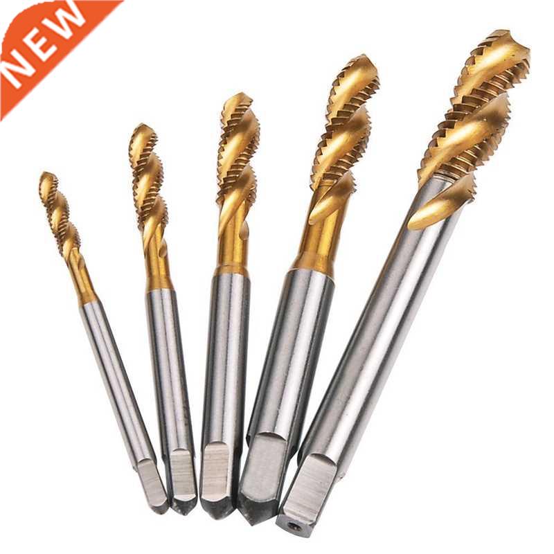 Spiral Pointed Taps Tapping Thread Forming Tap Hss 5Pc Metri