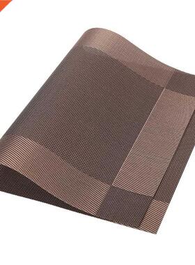 4 Pcs Placemat Fashion PVC Dining Table Mat Plate Pads Bowl