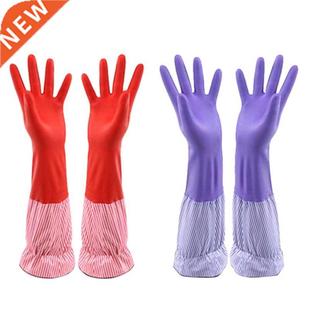 4Pcs Gloves to Wash Dishes More Housework Rub-Ber Waterproof