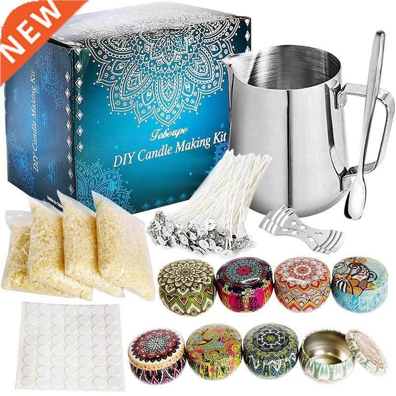 Candle ing Kit Beewax Candles Wick Craft Tools Set Pour P