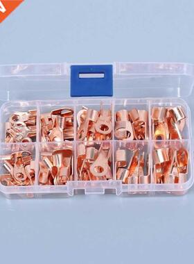 70pcs Open Cable Wire Terminal Connector Copper Lugs OT 10/2
