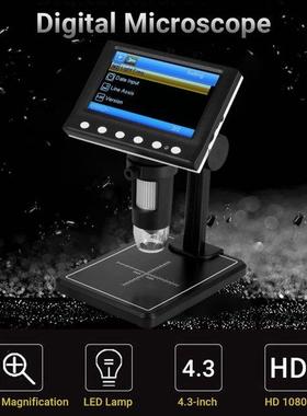 Dgtal Mcroscope Photo and Vdeo wth 4.3-nch 1080P Scree