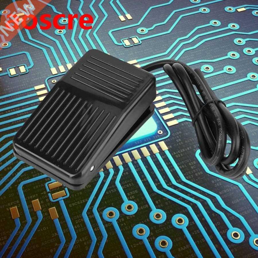 Black Momentary Foot Controller Pedal Switch TFS-01 220VAC 1