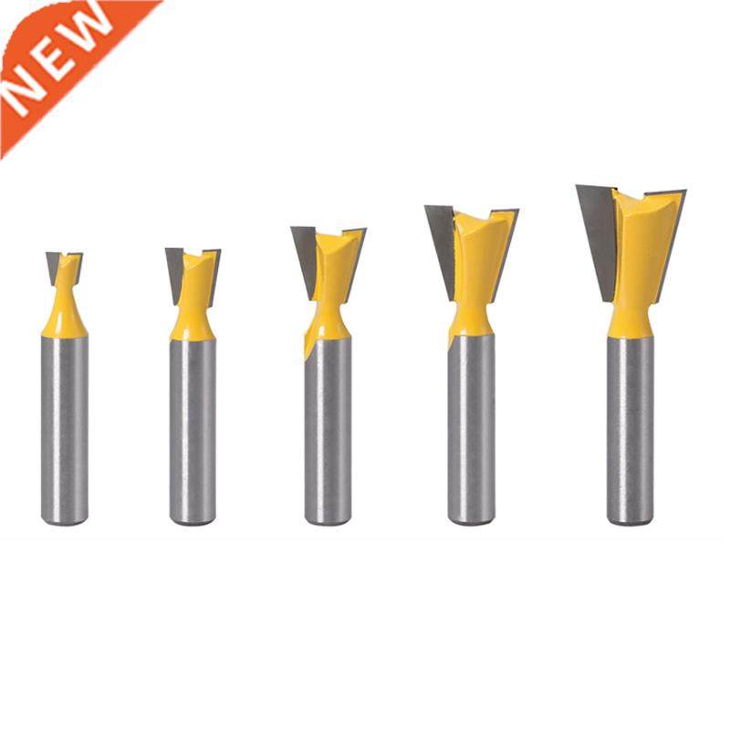 5Pcs 8mm Shank 14 Degree Grade Industrial Rod Dovetail Route