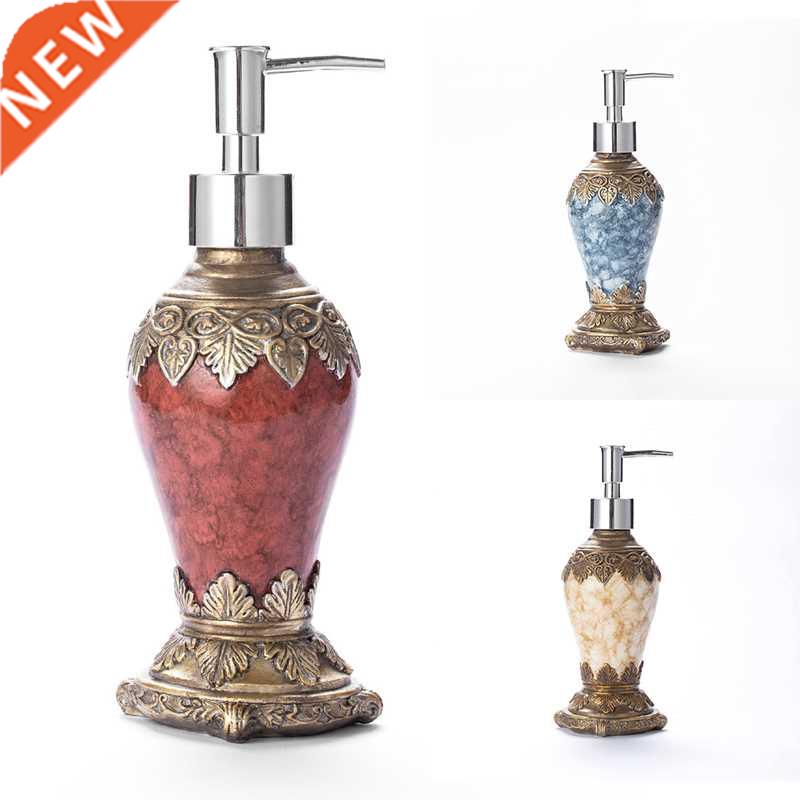 Retro Agate White Soap Dispenser with Proof Pump,Refillable