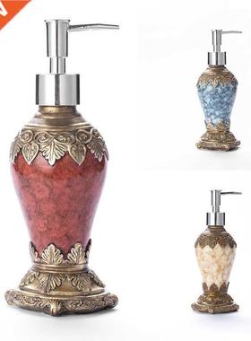 Retro Agate White Soap Dispenser with Proof Pump,Refillable