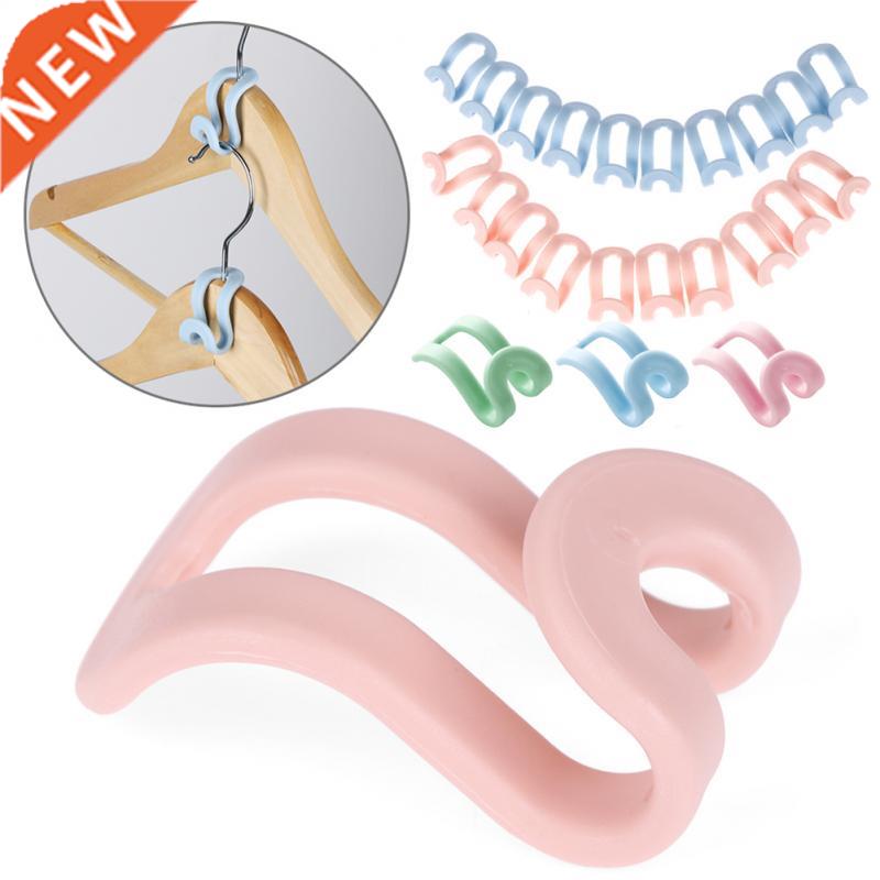 5pcs Multi-function Wardrobe Space-saving Stack Hanger Hook