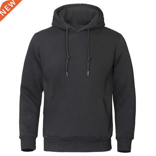 Men Hoodies Sweatshirt Autumn Mens Winter Warm 2022 Fleece