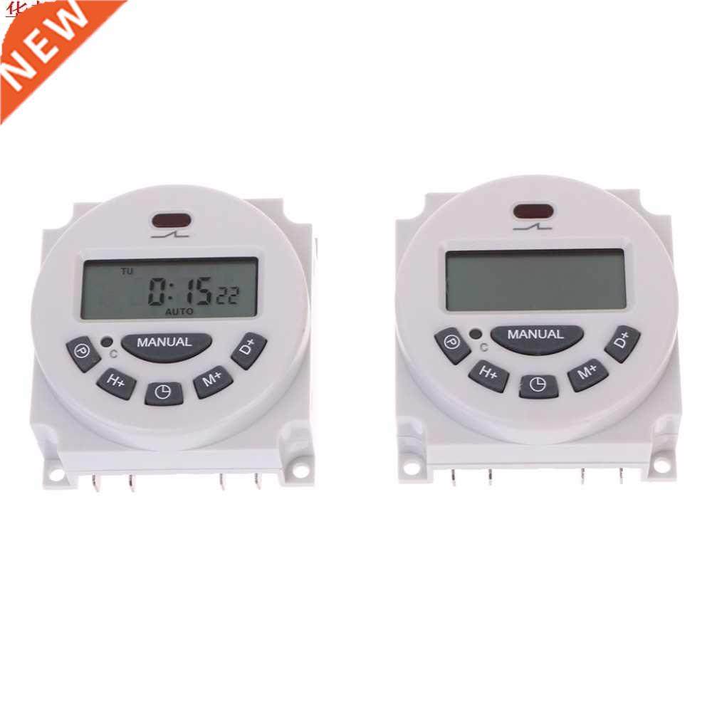 DC 12V AC 220V Digital LCD Weekly Programmable Time Switch R
