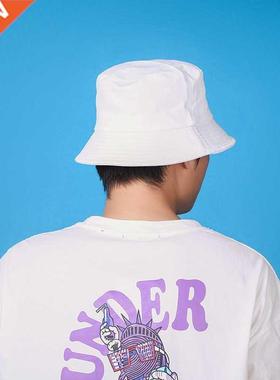 Black White Solid Bucket Hat Unisex Bob Caps Hip Hop Gorros