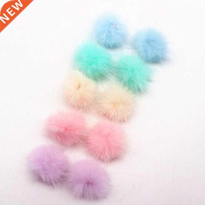 3cm Fur Pompom Mink Pom Poms Colors Soft mink Pompon DIY Mat