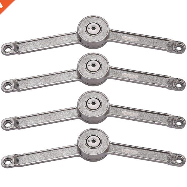 4Pcs Hydraulic Randomly Stop Hinges Kitchen Cabinet Door Sup