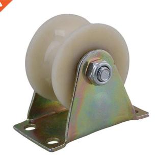 Roller Caste Groove Nylon Inch Steel Rigid 2Pcs Track