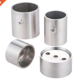 Stainless Steel Socket Curtain Tube 32mm Seat 2pcs Flange