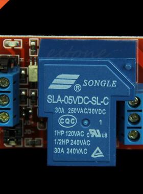 30A 5V 1-Channel Relay Module Board With Optocoupler H/L Lev